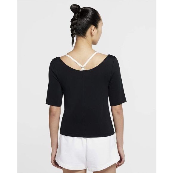 Nike Tech Pack Slim Fit CZ1402-010 Top Sz S Black White Long Short Sleeve $65+ - Picture 2 of 6